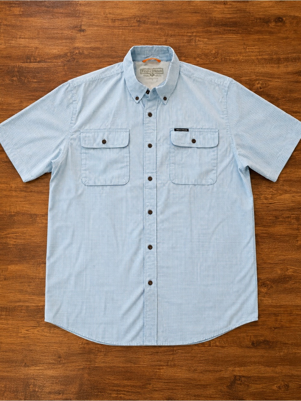 Field & Stream Button Down Shirt Men's Medium Latitude II Fishing Hiking‎ Med V